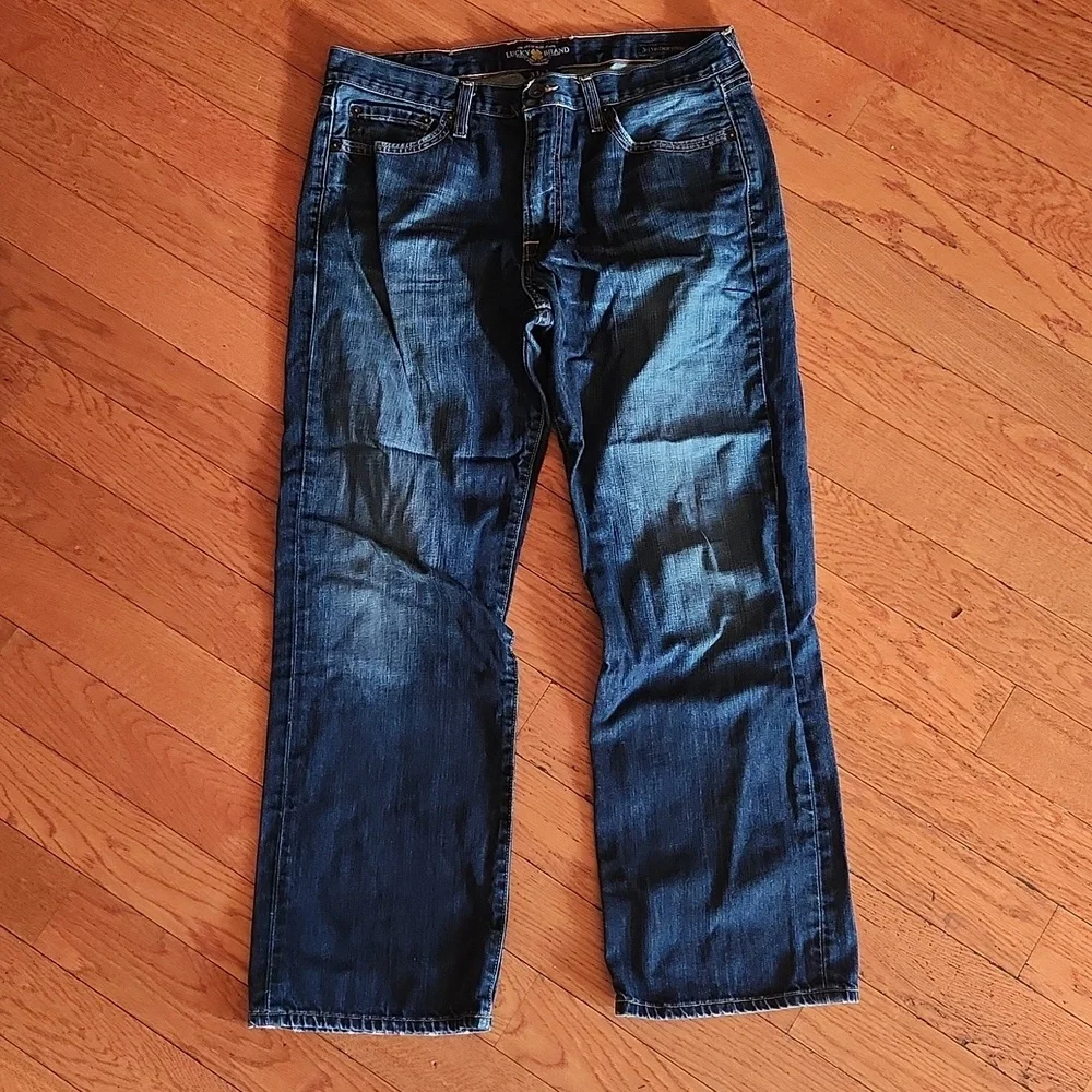 Lucky Brand 361 Vintage Straight Jeans Sz 33 x 30 - Picture 1 of 11